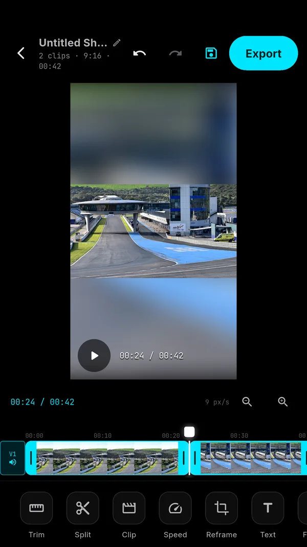 FPV OTG Shorts editor