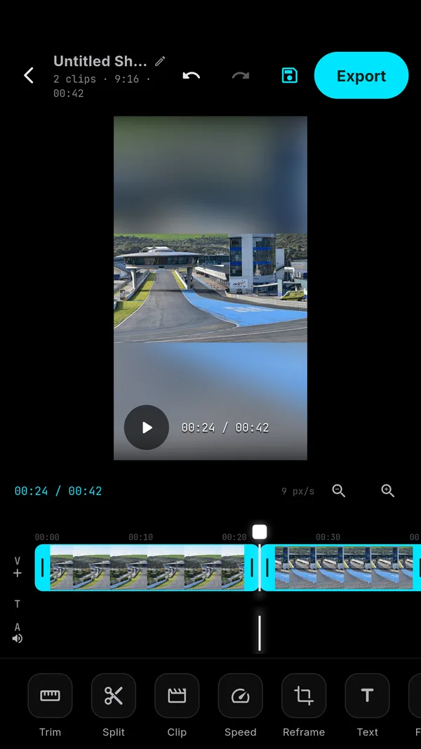 FPV OTG video editor
